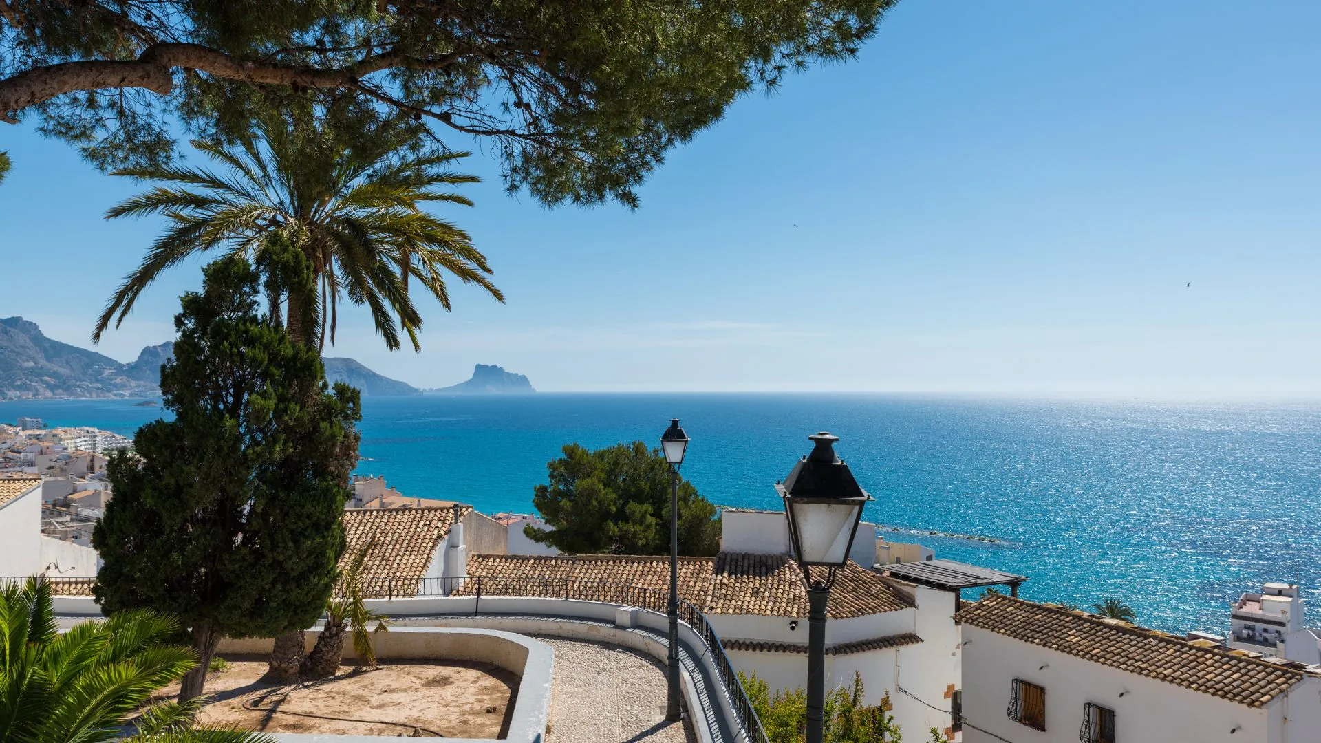 Benissa coastline and sea views